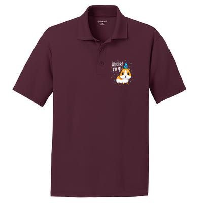 Guinea Pig Birthday Party Wheek 9 Year Old 9th Outfit PosiCharge RacerMesh Polo