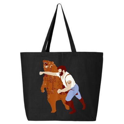 Guy Punching Bear 25L Jumbo Tote