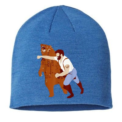 Guy Punching Bear Sustainable Beanie