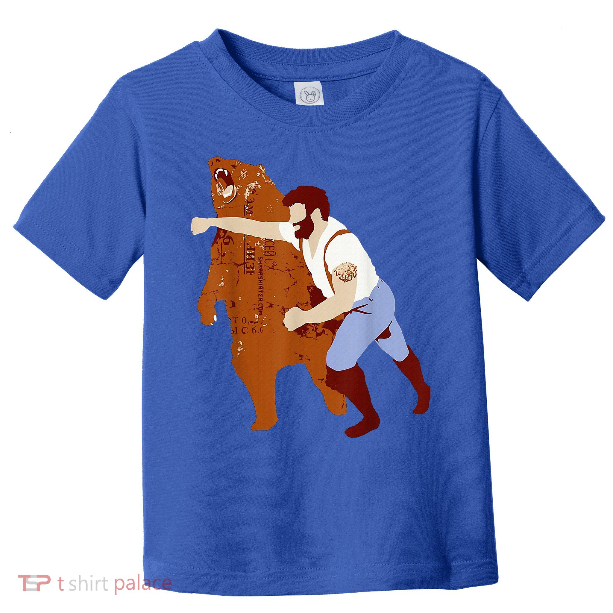 Guy Punching Bear Toddler T-Shirt