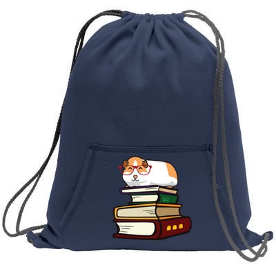 Guinea Pig Book Sweatshirt Cinch Pack Bag