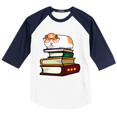 Guinea Pig Book Baseball Sleeve Shirt