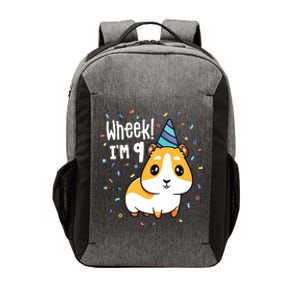 Guinea Pig Birthday Party Wheek Kids 9 Year Old 9th Outfit Vector Backpack