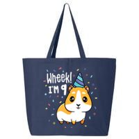 Guinea Pig Birthday Party Wheek Kids 9 Year Old 9th Outfit 25L Jumbo Tote