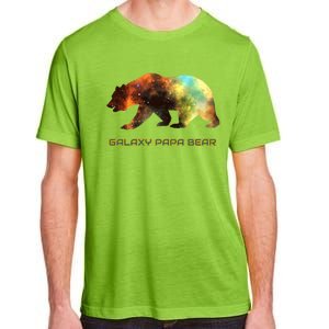 Galaxy Papa Bear Cool Impressive Birthday Gift Adult ChromaSoft Performance T-Shirt