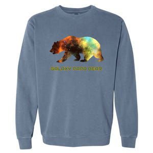 Galaxy Papa Bear Cool Impressive Birthday Gift Garment-Dyed Sweatshirt