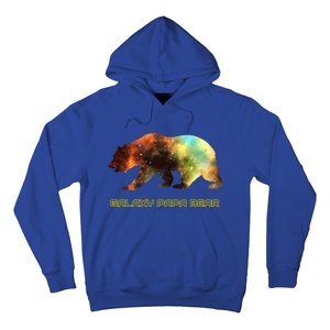 Galaxy Papa Bear Cool Impressive Birthday Gift Hoodie