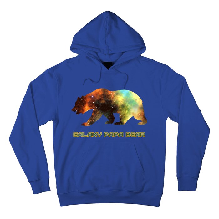 Galaxy Papa Bear Cool Impressive Birthday Gift Hoodie