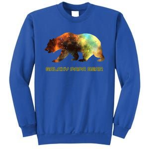 Galaxy Papa Bear Cool Impressive Birthday Gift Sweatshirt