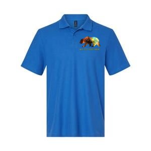 Galaxy Papa Bear Cool Impressive Birthday Gift Softstyle Adult Sport Polo