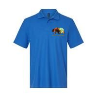 Galaxy Papa Bear Cool Impressive Birthday Gift Softstyle Adult Sport Polo