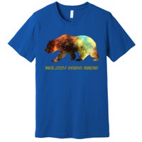 Galaxy Papa Bear Cool Impressive Birthday Gift Premium T-Shirt