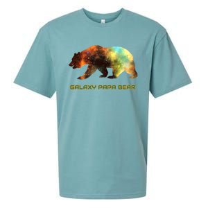 Galaxy Papa Bear Cool Impressive Birthday Gift Sueded Cloud Jersey T-Shirt