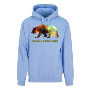 Galaxy Papa Bear Cool Impressive Birthday Gift Unisex Surf Hoodie