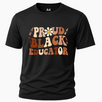 Groovy Proud Black Educator African Pride Black History Performance Shirt