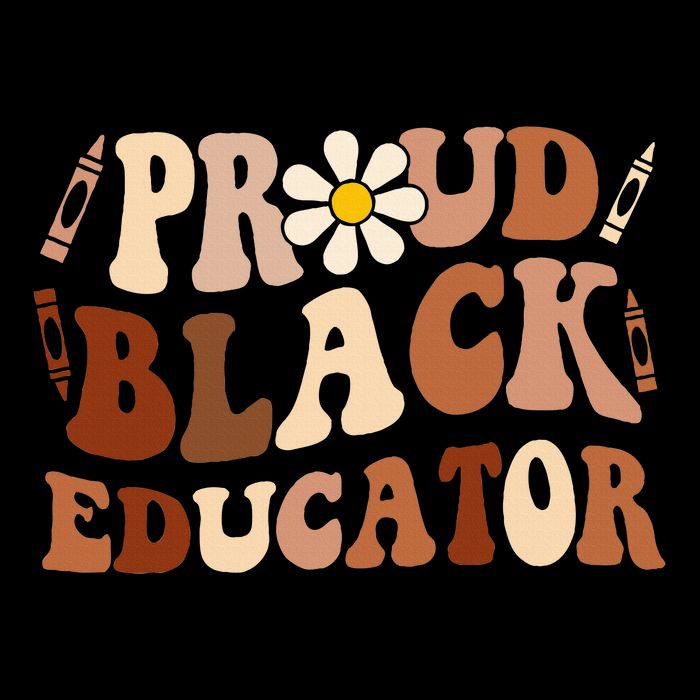 Groovy Proud Black Educator African Pride Black History Impact Tech Backpack
