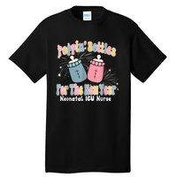 Groovy Poppin Bottles For The New Year Funny Nicu Nurse Xmas Tall T-Shirt