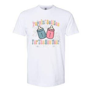 Groovy Poppin Bottles For The New Year Funny Nicu Nurse Xmas Softstyle CVC T-Shirt