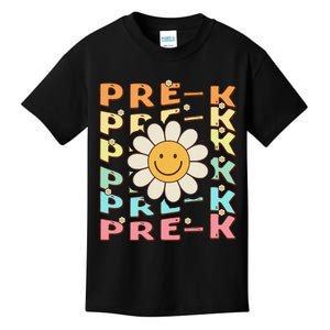 Groovy Prek Back To School Funny First Day Of Prek Kids T-Shirt