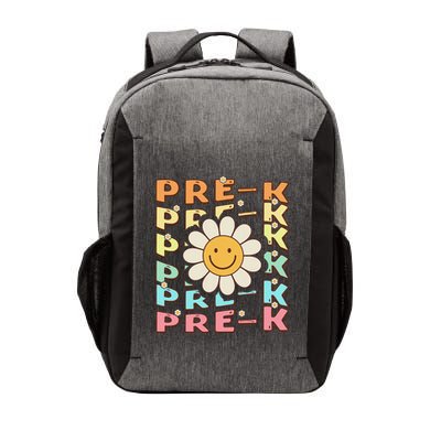 Groovy Prek Back To School Funny First Day Of Prek Vector Backpack