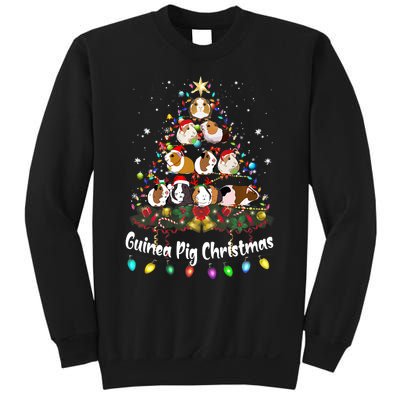 Guinea Pig Christmas Tree Animal Lovers Xmas Pajamas Sweatshirt