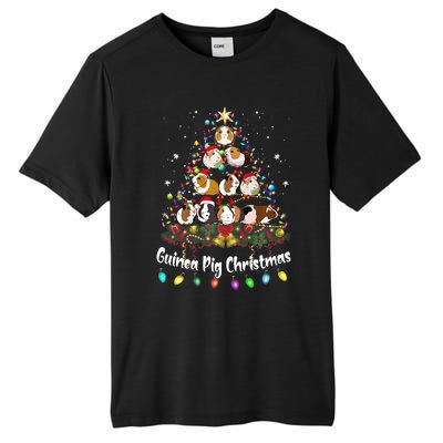 Guinea Pig Christmas Tree Animal Lovers Xmas Pajamas Tall Fusion ChromaSoft Performance T-Shirt