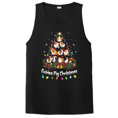 Guinea Pig Christmas Tree Animal Lovers Xmas Pajamas PosiCharge Competitor Tank