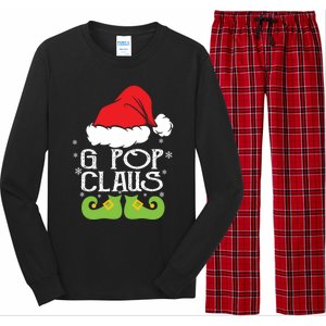 G Pop Claus Christmas Santa Family Matching Pajamas Xmas Gift Long Sleeve Pajama Set