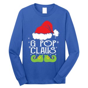 G Pop Claus Christmas Santa Family Matching Pajamas Xmas Gift Long Sleeve Shirt