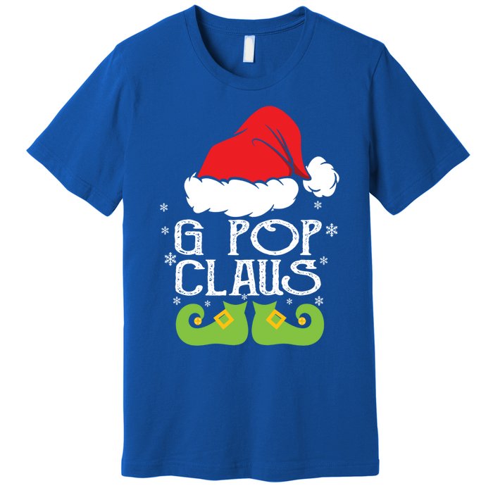 G Pop Claus Christmas Santa Family Matching Pajamas Xmas Gift Premium T-Shirt