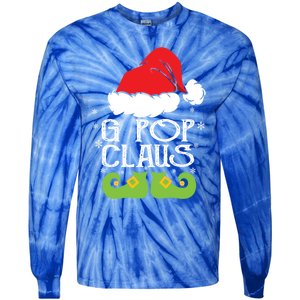 G Pop Claus Christmas Santa Family Matching Pajamas Xmas Gift Tie-Dye Long Sleeve Shirt