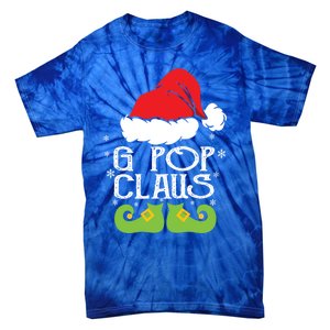 G Pop Claus Christmas Santa Family Matching Pajamas Xmas Gift Tie-Dye T-Shirt