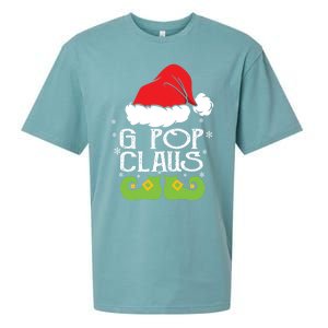 G Pop Claus Christmas Santa Family Matching Pajamas Xmas Gift Sueded Cloud Jersey T-Shirt