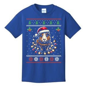 Guinea Pig Christmas Lights Ugly Christmas Xmas Swea Kids T-Shirt