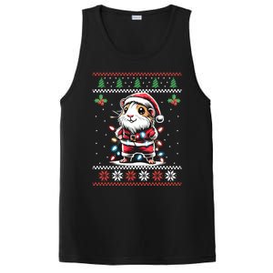 Guinea Pig Christmas Lights Ugly Christmas Xmas Swea PosiCharge Competitor Tank