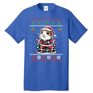 Guinea Pig Christmas Lights Ugly Christmas Xmas Swea Tall T-Shirt