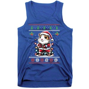 Guinea Pig Christmas Lights Ugly Christmas Xmas Swea Tank Top