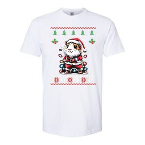 Guinea Pig Christmas Lights Ugly Christmas Xmas Swea Softstyle CVC T-Shirt