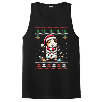 Guinea Pig Christmas Lights Ugly Christmas Xmas Swea PosiCharge Competitor Tank