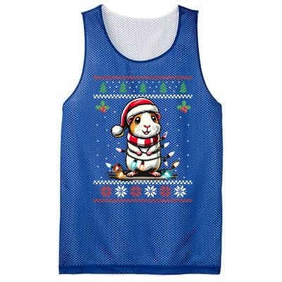 Guinea Pig Christmas Lights Ugly Christmas Xmas Swea Mesh Reversible Basketball Jersey Tank