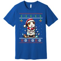 Guinea Pig Christmas Lights Ugly Christmas Xmas Swea Premium T-Shirt