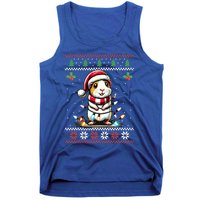 Guinea Pig Christmas Lights Ugly Christmas Xmas Swea Tank Top