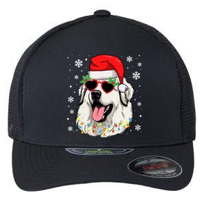 Great Pyrenees Christmas Pyrenees Dog Xmas Party Gift Flexfit Unipanel Trucker Cap