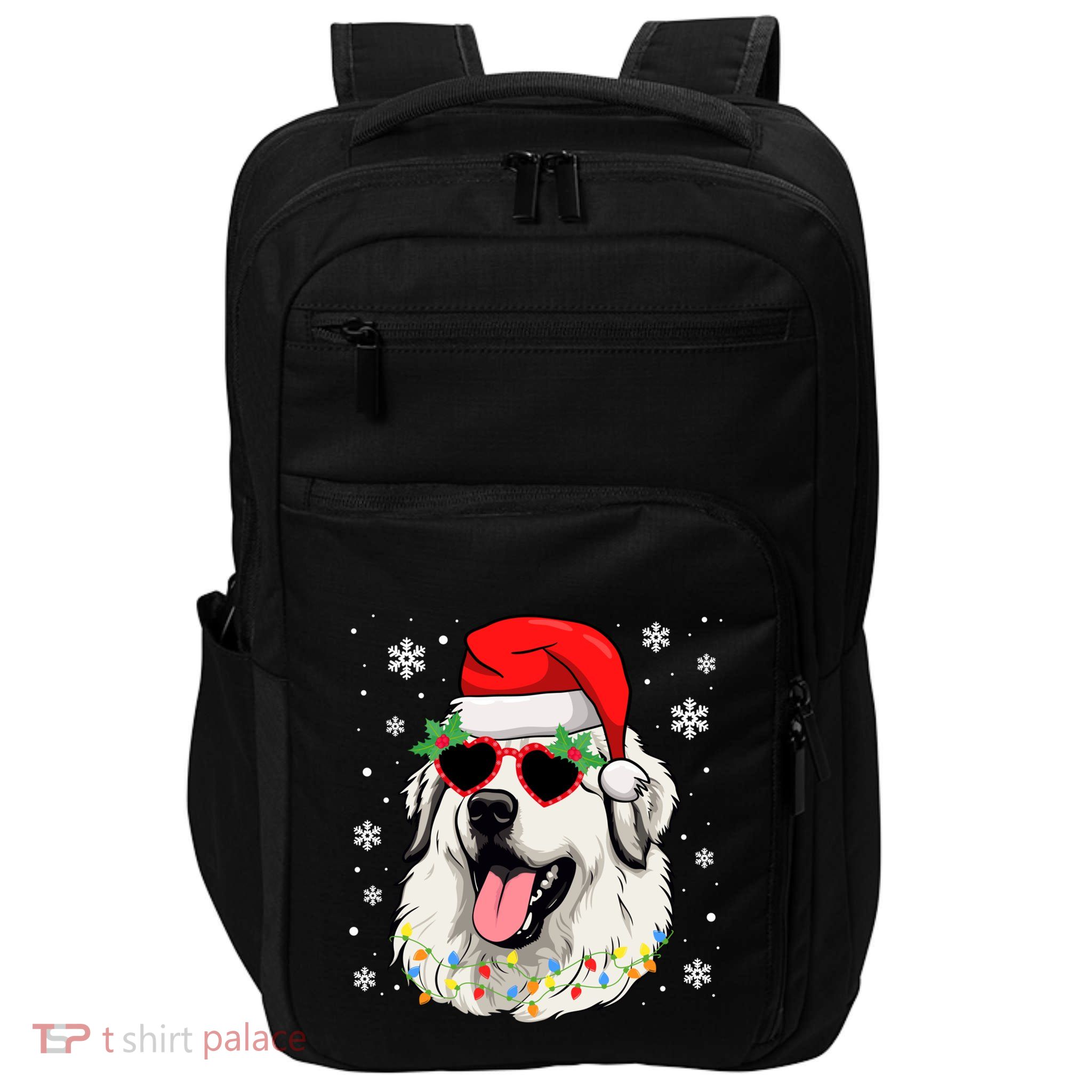 Great Pyrenees Christmas Pyrenees Dog Xmas Party Gift Impact Tech Backpack