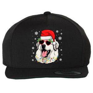 Great Pyrenees Christmas Pyrenees Dog Xmas Party Gift Wool Snapback Cap