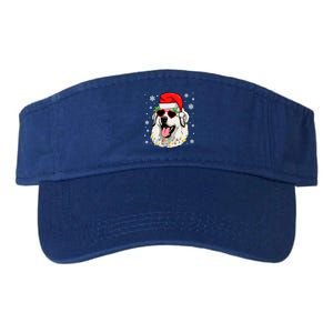 Great Pyrenees Christmas Pyrenees Dog Xmas Party Gift Valucap Bio-Washed Visor