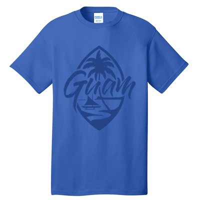 Guam Patch Chamorro Guam Seal Guaian Islander Gift Tall T-Shirt