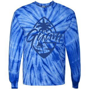 Guam Patch Chamorro Guam Seal Guaian Islander Gift Tie-Dye Long Sleeve Shirt