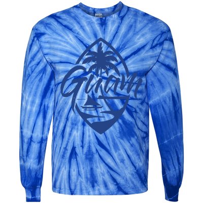 Guam Patch Chamorro Guam Seal Guaian Islander Gift Tie-Dye Long Sleeve Shirt