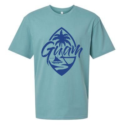 Guam Patch Chamorro Guam Seal Guaian Islander Gift Sueded Cloud Jersey T-Shirt